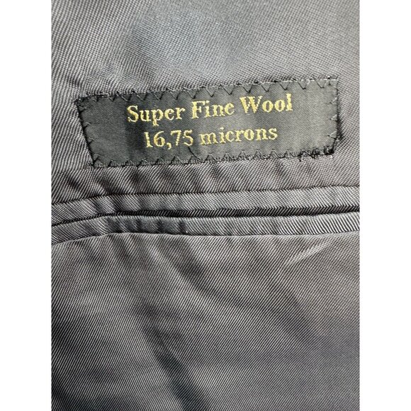 Corneliani Jacket Extra Fine Virgin Wool 46 US Made in Italy Gray Blazer - Picture 3 of 15